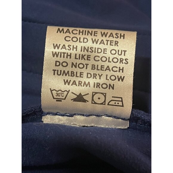 Glen Echo Golf Women M Sleeveless Vest Saddle Creek Logo Blue Dry Gear Tech Zip - Picture 10 of 15